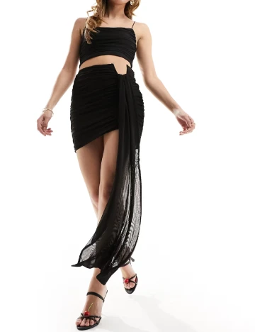 Fusta ASOS, negru Negru