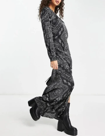 Rochie lunga Vero Moda, negru Negru