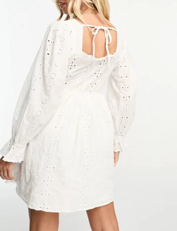 Rochie scurta Asos Maternity, alb