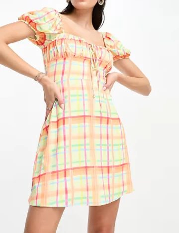 Rochie scurta Glamorous, mix culori
