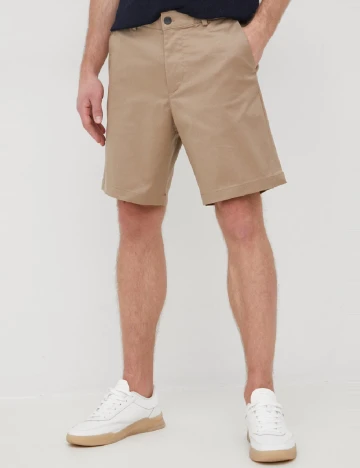 Pantaloni scurti Selected, maro