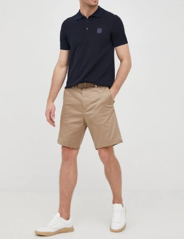 Pantaloni scurti Selected, maro