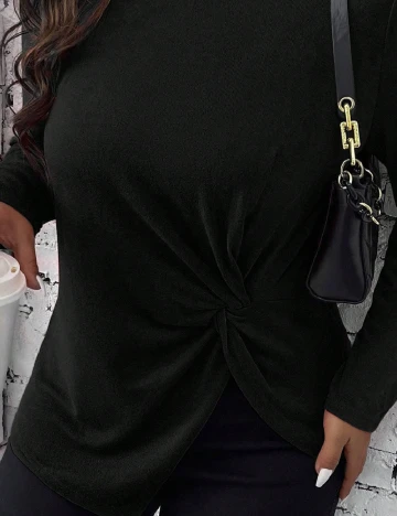 Bluza SHEIN CURVE, negru