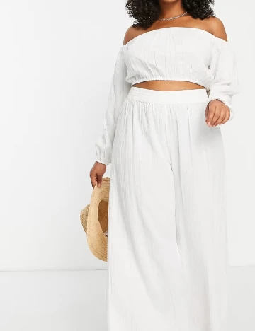 Top ASOS Curve, alb Alb