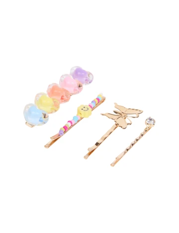 Set clame de par 4 bucati ACTION, mix culori Mix culori