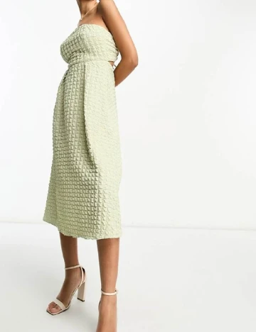 Rochie medie ASOS, verde