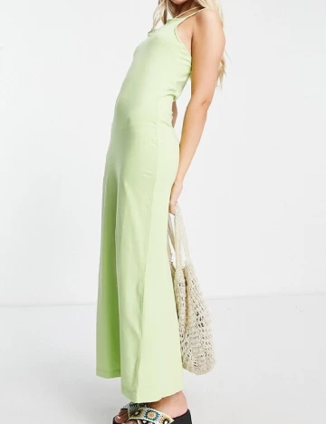 Rochie lunga Weekday, verde