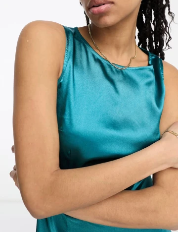 Rochie medie Urban Threads, albastru