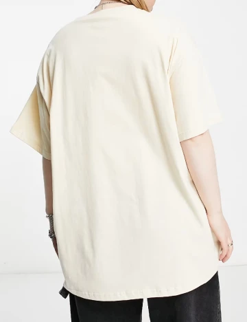 Tricou DAISY STREET Curve, crem Crem
