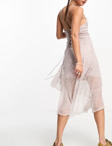 Rochie medie Stradivarius, floral print Floral print