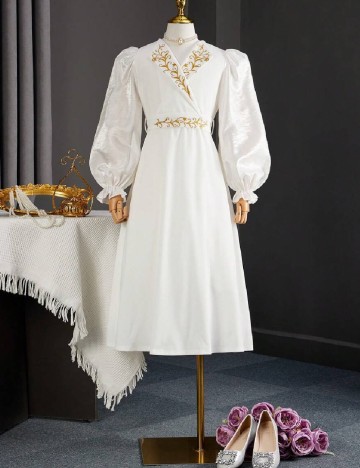 
						Rochie Shein Kids, alb