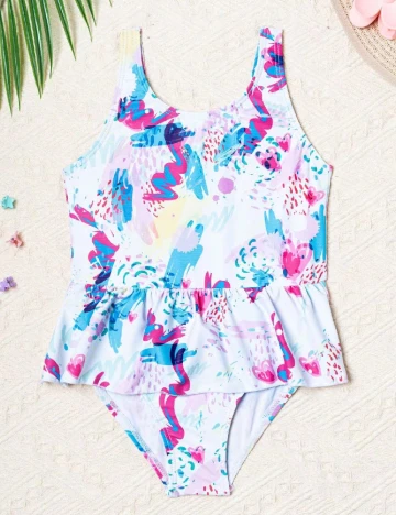 Costum de baie Shein Kids, mix culori