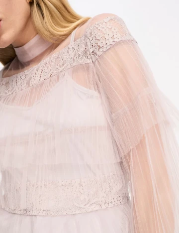 Rochie scurta True Decadence, roz