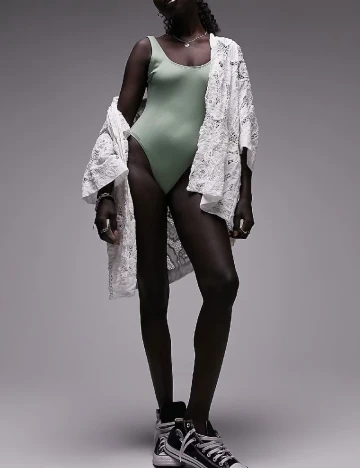 Costum de baie Top Shop, verde