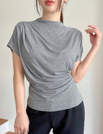 
						Tricou Dazy, gri