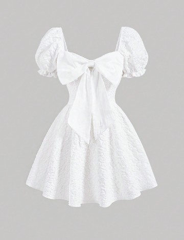 
						Rochie scurta SHEIN, alb