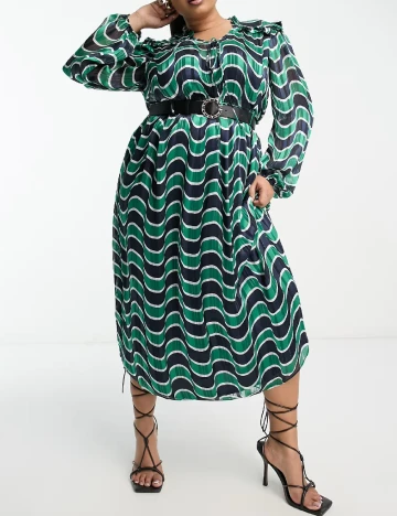 Rochie lunga River Island, verde