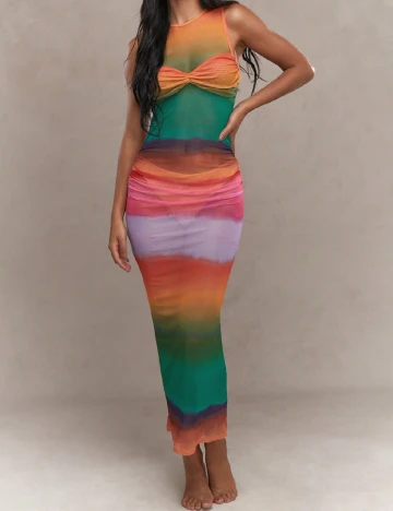 Rochie lunga Missguided, mix culori