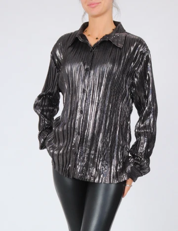 Camasa Oversize Pimkie, negru Negru