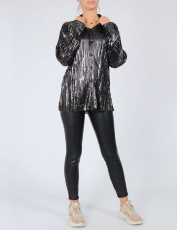 Camasa Oversize Pimkie, negru Negru