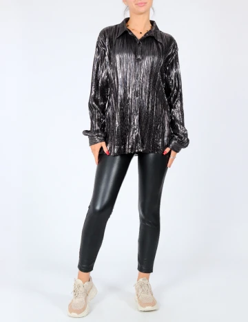 Camasa Oversize Pimkie, negru Negru