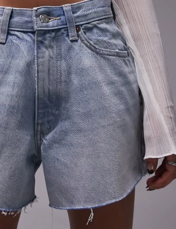 Pantaloni scurti Top Shop, albastru
