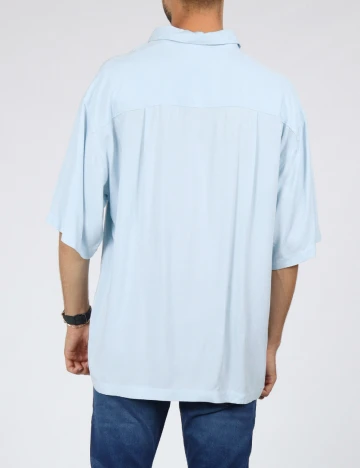 Camasa Oversize Weekday, albastru Albastru