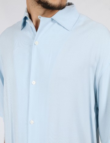 Camasa Oversize Weekday, albastru