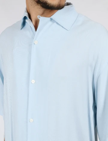 Camasa Oversize Weekday, albastru Albastru
