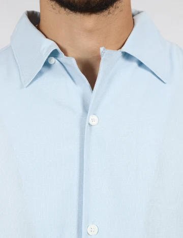Camasa Oversize Weekday, albastru Albastru