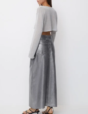 Top Pull&Bear, gri Gri