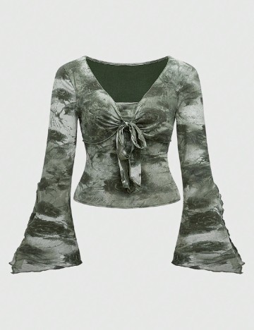 
						Bluza SHEIN CURVE, verde