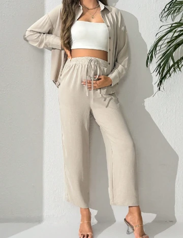 Compleu SHEIN Maternity, bej