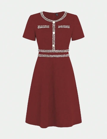 Rochie medie SHEIN, rosu Rosu