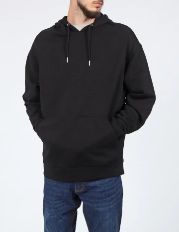 Hanorac Oversize ASOS, negru Negru