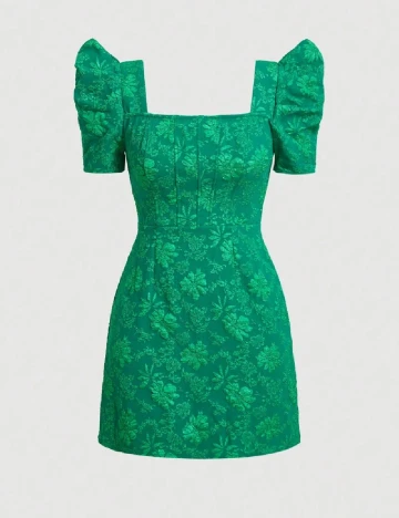 Rochie scurta SHEIN, verde