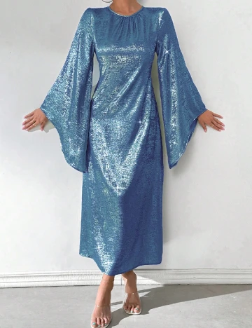 Rochie medie SHEIN, albastru