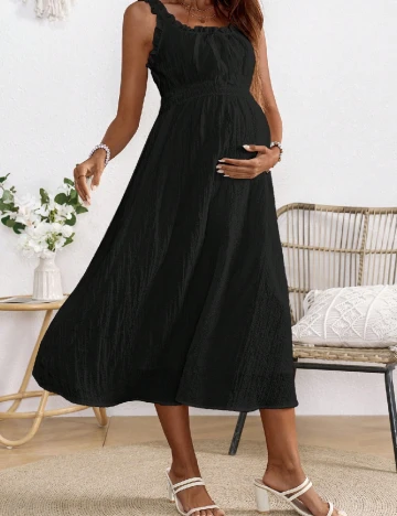 Rochie medie SHEIN Maternity, negru