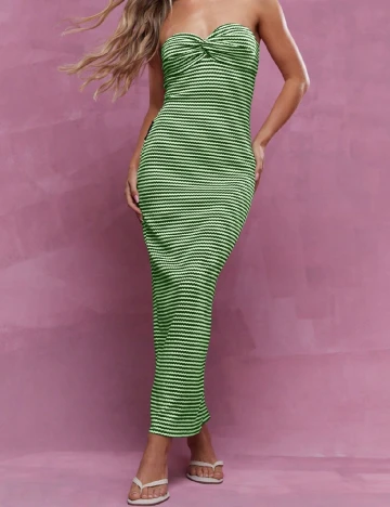 Rochie lunga Missguided, verde