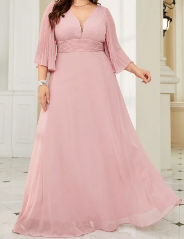 Rochie lunga UNITHORSE Plus Size, roz
