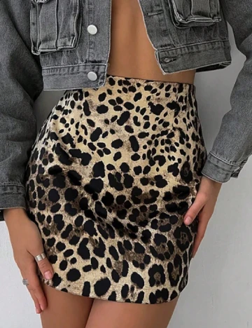 Fusta SHEIN, animal print Animal print