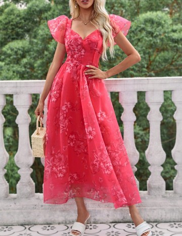 
						Rochie lunga SHEIN, roz