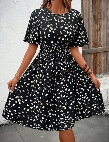 Rochie medie SHEIN, negru Negru