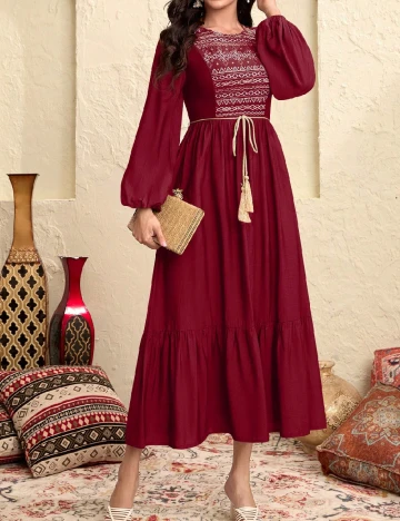 Rochie lunga SHEIN, rosu Rosu