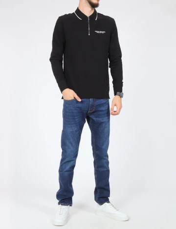 Bluza Armani Exchange, negru Negru
