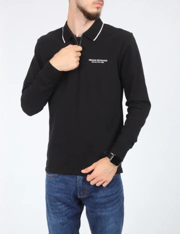 Bluza Armani Exchange, negru Negru