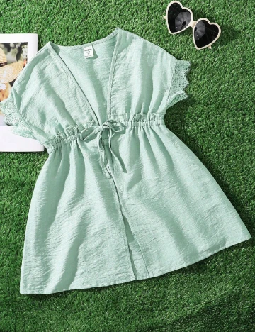 Bluza Shein Kids, verde