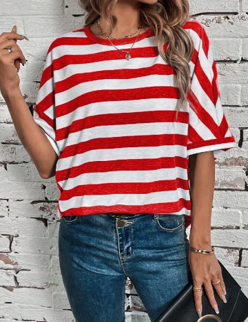 Tricou SHEIN, rosu Rosu