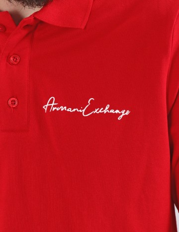 Bluza Armani Exchange, rosu