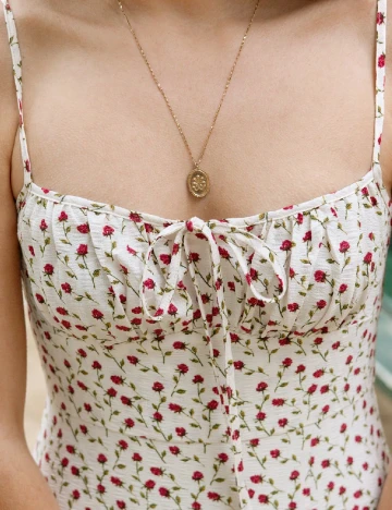 Rochie lunga SHEIN, floral print Floral print